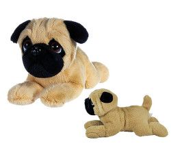 Plüsch-Mops "Waltraud" liegend - 23cm