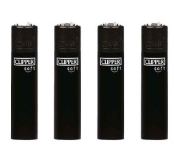 CLIPPER Feuerzeug "Soft Touch & Black Cap"