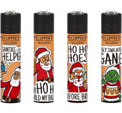 Clipper Feuerzeug "Naughty Santa"