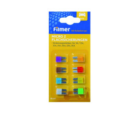 Filmer Micro 2 Flachsicherungen Set - 8 Stück