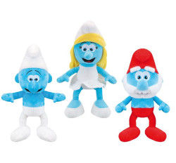 Plüsch-Schlümpfe stehend 32cm