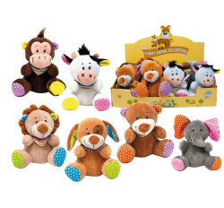 Plüsch-Tiersortiment im Display 14cm