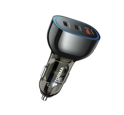 TORIMA C11 BLACK CAR CHARGER 68W