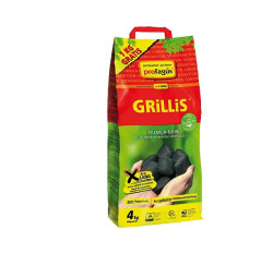 Sommer-Hit Grillis 4 Kg zum 3 Kg Preis Briketts PALETTE
