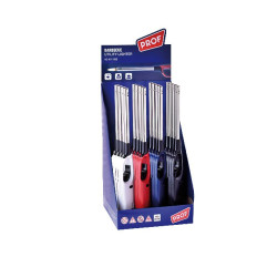 Stabfeuerzeug ca. 27cm , farbig sortiert. Im Display