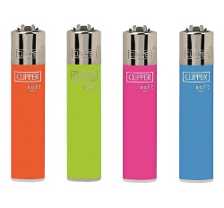 Clipper Feuerzeug "Micro Soft Touch Fluo"