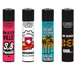 Clipper Feuerzeug "Malle 3"