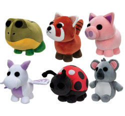Adopt Me!  Plüschfiguren-Display, 6-fach, 20 cm