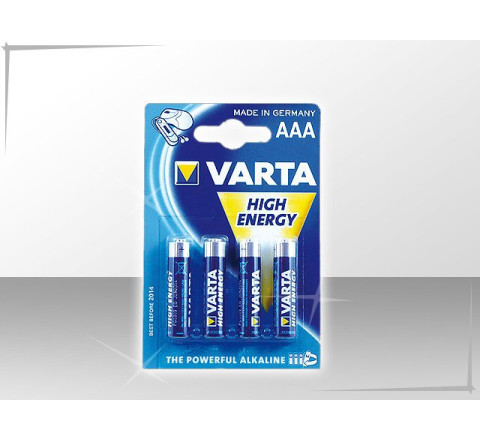 Varta High Energy (Blau), Micro AAA 4903, 4er Blister