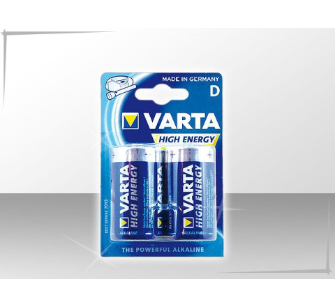 Varta High Energy (Blau), MONO 4920, 2er Blister