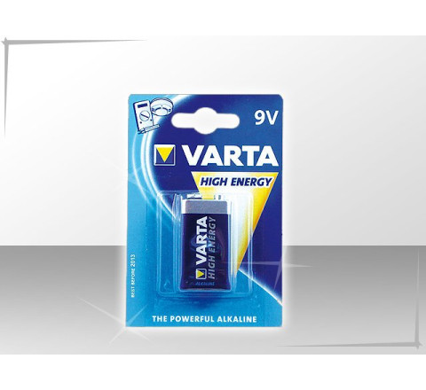 Varta High Energy (Blau), Block 9V- 4922 , 1er Blister