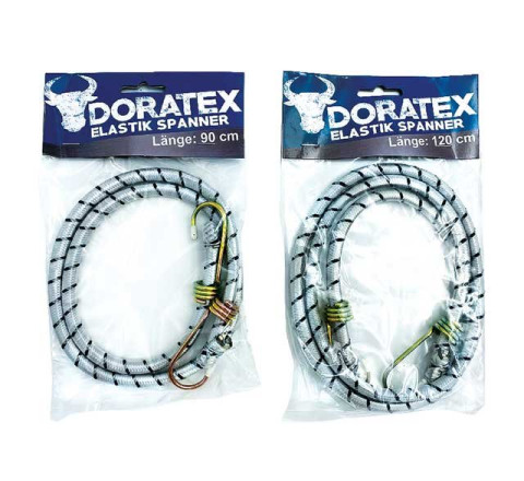 Doratex Spannseil  "Jumbo" mit Haken - elastisch - 90/120cm