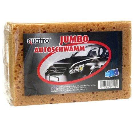 quattro Jumbo Autoschwamm 18 x 12 x 5,5 cm
