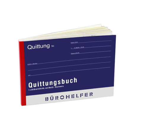 Quittungsbuch - DIN A6 - 2 x 40 Blatt