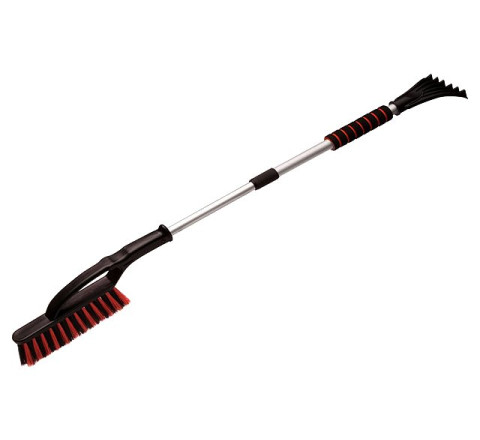 Eiskratzer mit Besen - Teleskopstiel - 87 - 115 cm