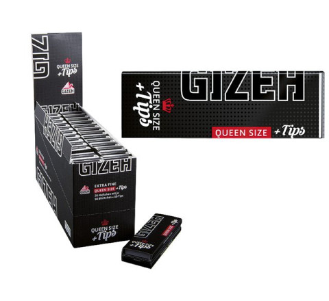 Gizeh Black "Queen Size + Tips"