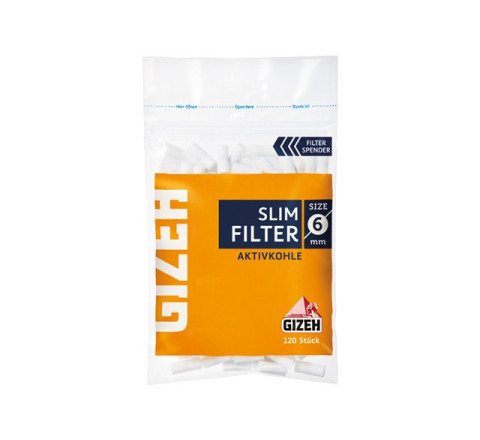 Gizeh Slim Filter Aktivkohle