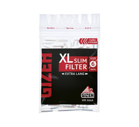 Gizeh Black "XL Slim Filter" Extra Lang