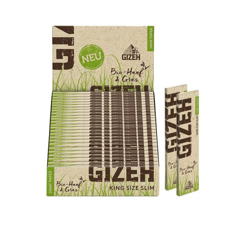 GIZEH Hanf + Gras King Size Slim