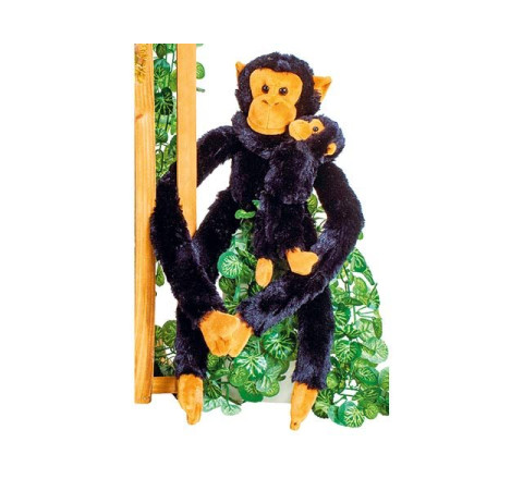 Plüsch-Affe "Berta mit Baby" - 45cm - 4206
