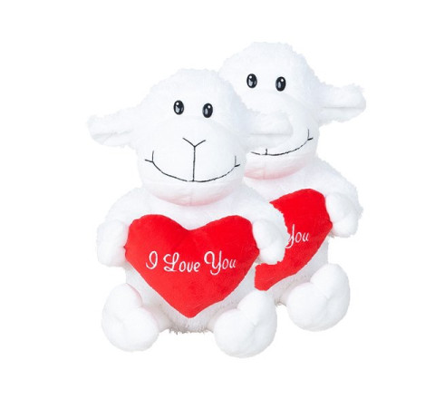 Plüsch-Schaf mit Herz "Babsie" - 24cm