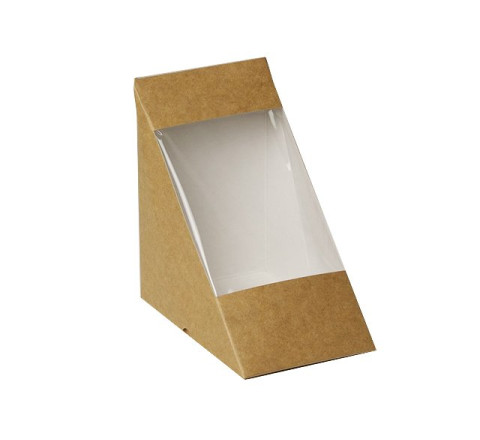 Kraft Sandwichbox - 121 x 68 x 121mm