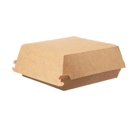 Snackverpackung Hamburger-Box - 14,5 x 14,5 x 8cm - Gr. XL