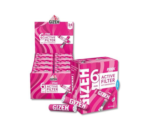 Gizeh Pink Active Filter 6 mm