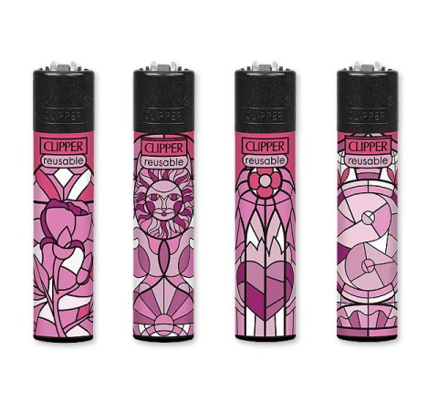 Clipper Feuerzeug "Church Windows"