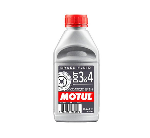 Motul 102718 DOT 3 & 4 Brake Fluid - 0.5 Liter