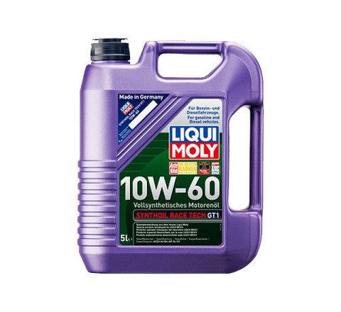 Liqui Moly 1391 Synthoil Race Tech GT1 10W-60 - 5 Liter