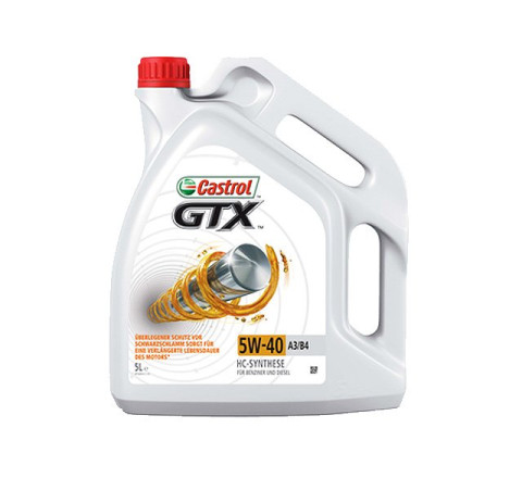 Castrol GTX 5W-40 A3/B4 - 5 Liter