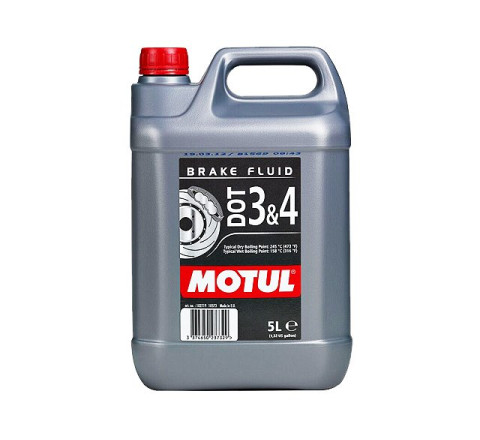 Motul 104247 DOT 3 & 4 Brake Fluid - 5 Liter