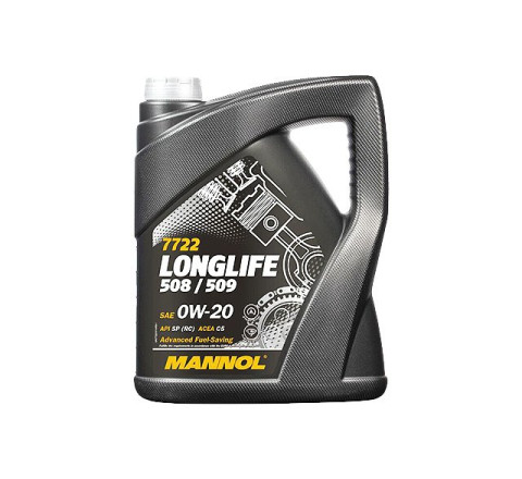 Mannol 7722 Longlife 508/509 SAE 0W-20 - 5 Liter