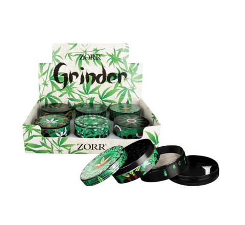 Grinder "Cannabis" - 4-teilig - 63 mm