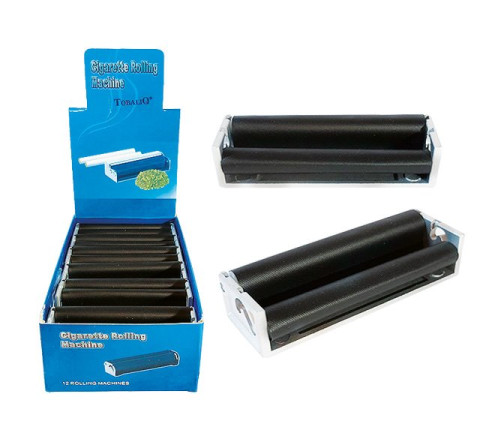 Zig. Roll-Maschine TobaliQ  "Black" - 70mm - 12er Pack