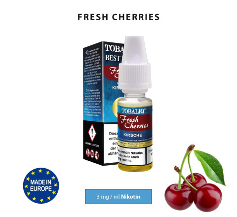 TobaliQ Liquid " Fresh-Cherrys" 3 mg