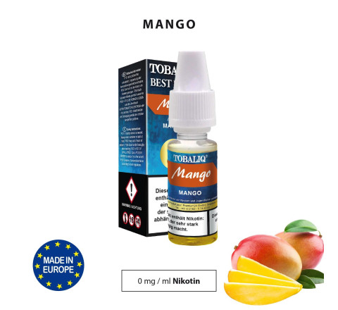 TobaliQ Liquid " Mango" 0 mg