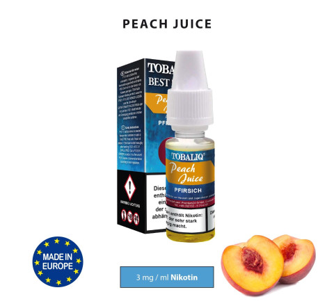 TobaliQ Liquid " Peach-Juice" 3 mg