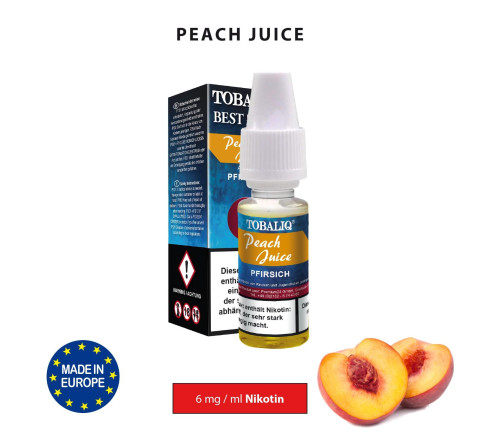 TobaliQ Liquid " Peach-Juice" 6 mg