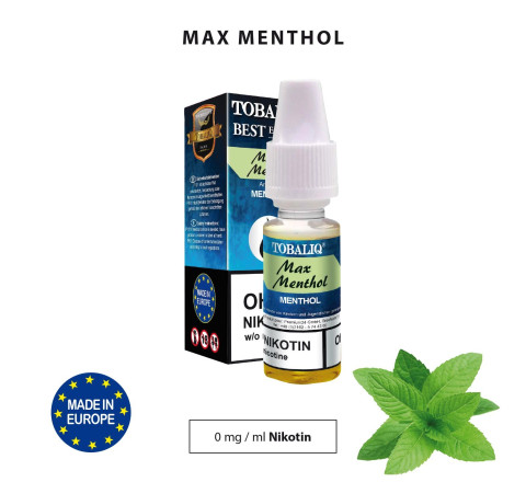 TobaliQ Liquid "Max Menthol" 0 mg