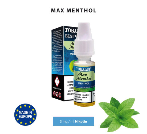 TobaliQ Liquid "Max Menthol" 3 mg