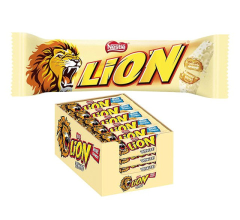 Schoko-Riegel "Lion White", 42g