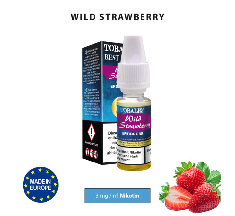 TobaliQ Liquid " Wild-Strawberry"  3 mg