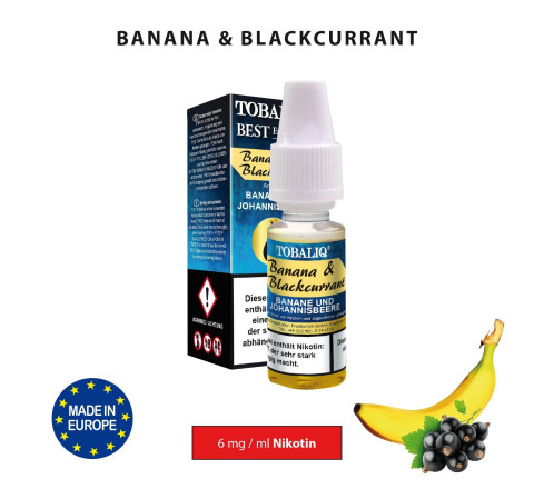 TobaliQ Liquid "Banana & Blackcurrant" 6 mg