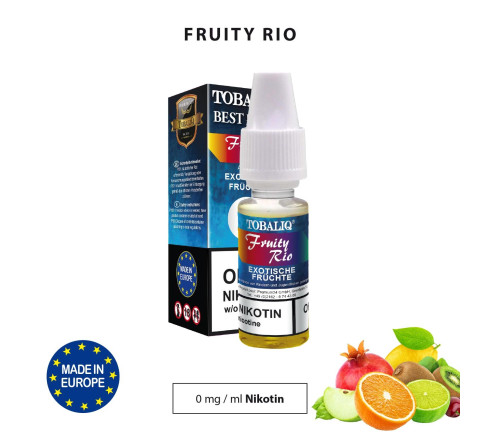 TobaliQ Liquid "Fruity-Rio"   0 mg