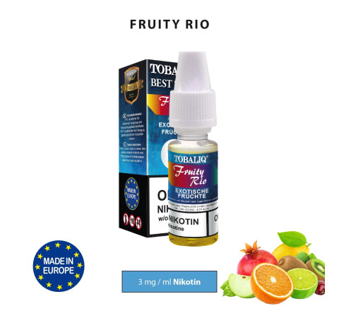 TobaliQ Liquid "Fruity-Rio"   3 mg