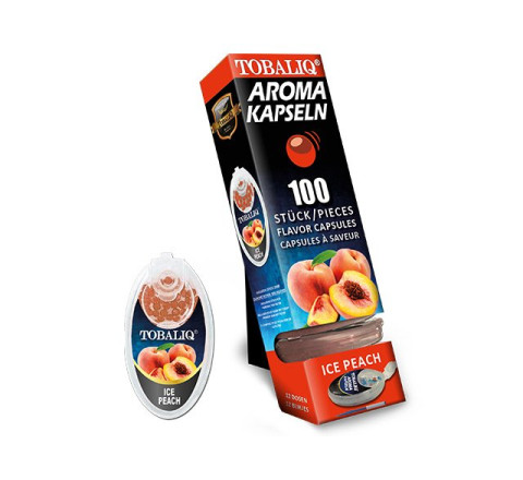 TobaliQ "Ice Peach" Aroma-Kapsel für den Zigarettenfilter