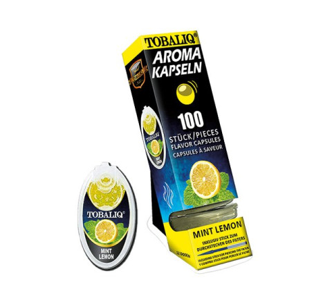 TobaliQ "Mint Lemon" Aroma-Kapsel für den Zigarettenfilter
