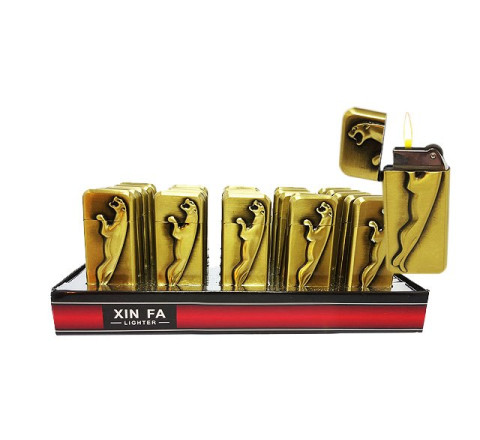 TobaliQ  Luxus-Metall-Feuerzeug  Wild Cat - 25er Display
